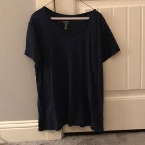 Navy blue shirt
